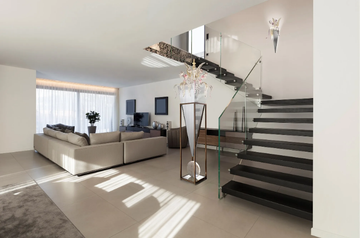 ICONICA - LED floor lamp in metal and Murano glass by Patrizia Volpato - view 3
